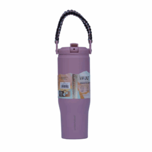 Hydragear Vault Stainless Steel Tumbler with Flip-Up Straw